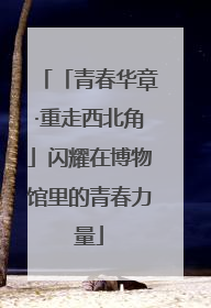 「青春华章·重走西北角」闪耀在博物馆里的青春力量