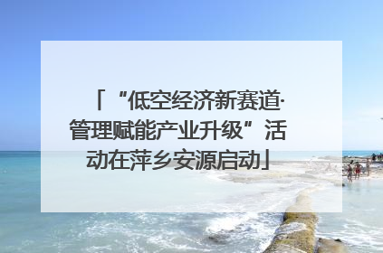 “低空经济新赛道·管理赋能产业升级”活动在萍乡安源启动