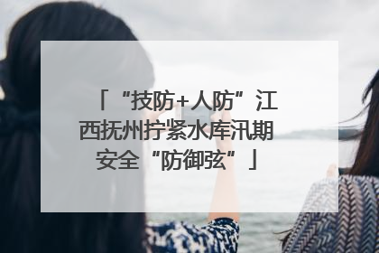 “技防+人防”江西抚州拧紧水库汛期安全“防御弦”