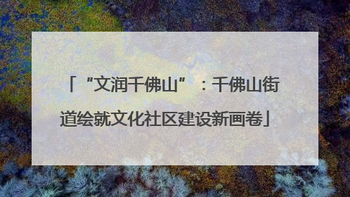 “文润千佛山”：千佛山街道绘就文化社区建设新画卷