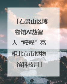 石景山区博物馆AI数智人“噗噗”亮相北京市博物馆科技月