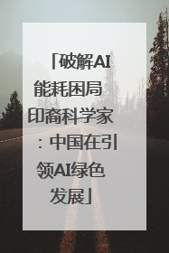 破解AI能耗困局 印裔科学家：中国在引领AI绿色发展