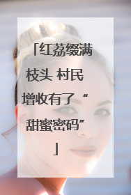 红荔缀满枝头 村民增收有了“甜蜜密码”