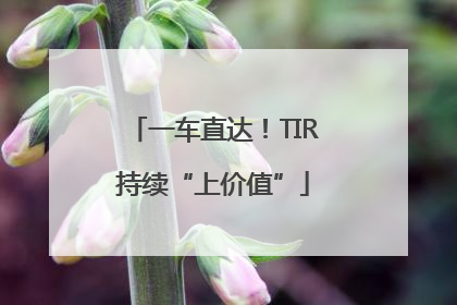一车直达！TIR持续“上价值”