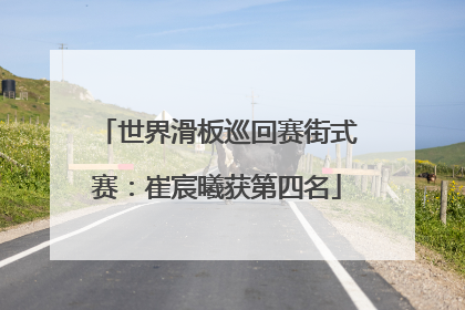 世界滑板巡回赛街式赛：崔宸曦获第四名