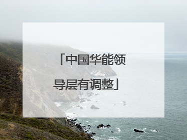 中国华能领导层有调整