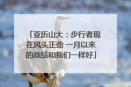 亚历山大：步行者现在风头正劲 一月以来的战绩和我们一样好