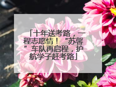 十年送考路，一程志愿情！“苏馨”车队再启程，护航学子赶考路