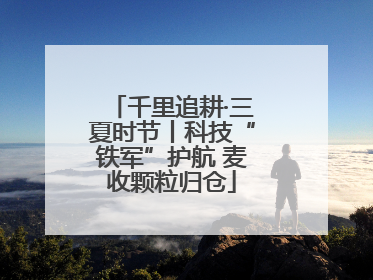 千里追耕·三夏时节丨科技“铁军”护航 麦收颗粒归仓
