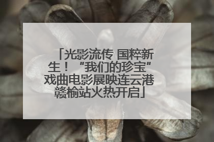 光影流传 国粹新生！“我们的珍宝”戏曲电影展映连云港赣榆站火热开启
