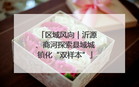区域风向｜沂源、商河探索县域城镇化“双样本”