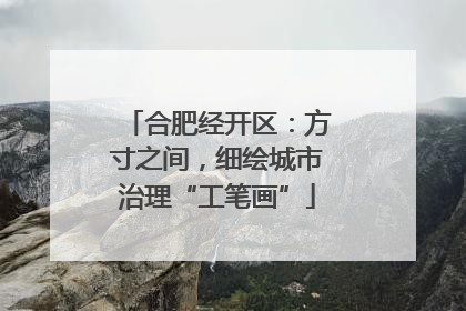 合肥经开区：方寸之间，细绘城市治理“工笔画”