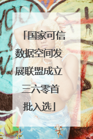 国家可信数据空间发展联盟成立 三六零首批入选