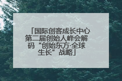 国际创客成长中心第二届创始人峰会解码“创始东方·全球生长”战略