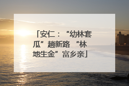 安仁：“幼林套瓜”趟新路 “林地生金”富乡亲