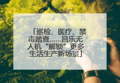 巡检、医疗、禁毒踏查……昌乐无人机“解锁”更多生活生产新场景