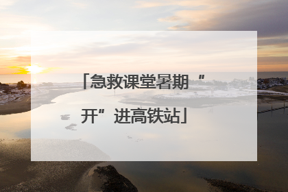 急救课堂暑期“开”进高铁站