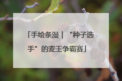 手绘条漫｜“种子选手”的麦王争霸赛