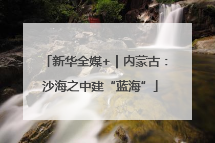 新华全媒+｜内蒙古：沙海之中建“蓝海”