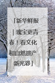 新华鲜报｜瑰宝更青春！看文化和自然遗产新光彩