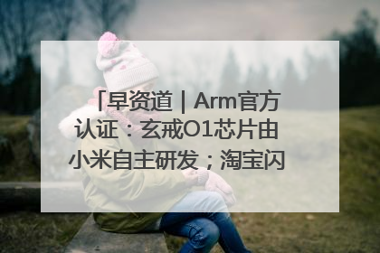 早资道｜Arm官方认证：玄戒O1芯片由小米自主研发；淘宝闪购联合饿了么日订单超4000万