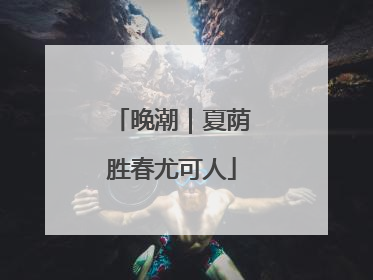 晚潮｜夏荫胜春尤可人
