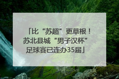 比“苏超”更草根！苏北县城“男子汉杯”足球赛已连办35届