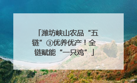 潍坊峡山农品“五链”③优养优产！全链赋能“一只鸡”