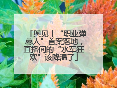 舆见丨“职业弹幕人”首案落地，直播间的“水军狂欢”该降温了