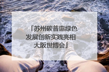 苏州碳普惠绿色发展创新实践亮相大阪世博会