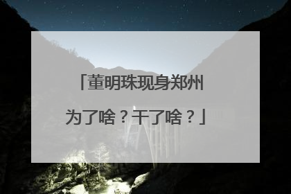 董明珠现身郑州 为了啥？干了啥？