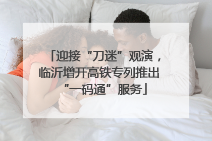 迎接“刀迷”观演，临沂增开高铁专列推出“一码通”服务