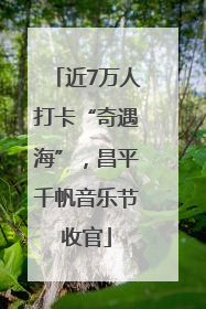 近7万人打卡“奇遇海”，昌平千帆音乐节收官