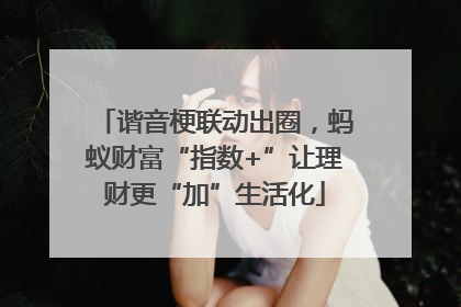 谐音梗联动出圈，蚂蚁财富“指数+”让理财更“加”生活化