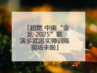 超燃 中柬“金龙-2025”联演多武器实弹训练现场来啦