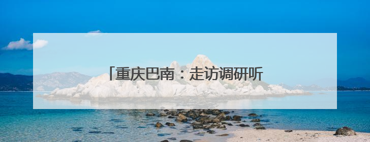 重庆巴南：走访调研听心声 助企破局谋发展