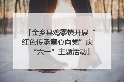 金乡县鸡黍镇开展“红色传承童心向党”庆“六一”主题活动