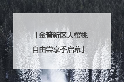 金普新区大樱桃自由尝享季启幕