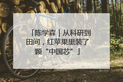 陈学森｜从科研到田间，红苹果里装了颗“中国芯”