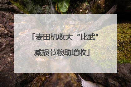 麦田机收大“比武” 减损节粮助增收