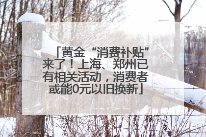 黄金“消费补贴”来了！上海、郑州已有相关活动，消费者或能0元以旧换新