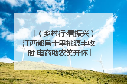 （乡村行·看振兴）江西都昌十里桃源丰收时 电商助农笑开怀