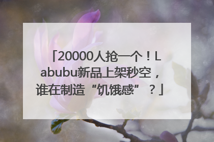 20000人抢一个！Labubu新品上架秒空，谁在制造“饥饿感”？