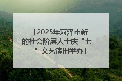 2025年菏泽市新的社会阶层人士庆“七一”文艺演出举办
