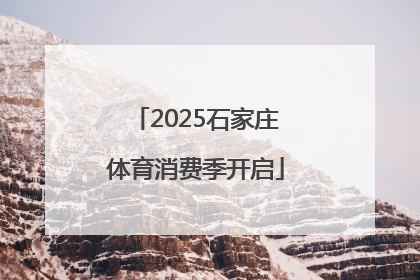 2025石家庄体育消费季开启