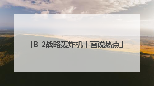 B-2战略轰炸机丨画说热点