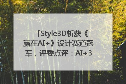 Style3D斩获《赢在AI+》设计赛道冠军，评委点评：AI+3D技术世界第一
